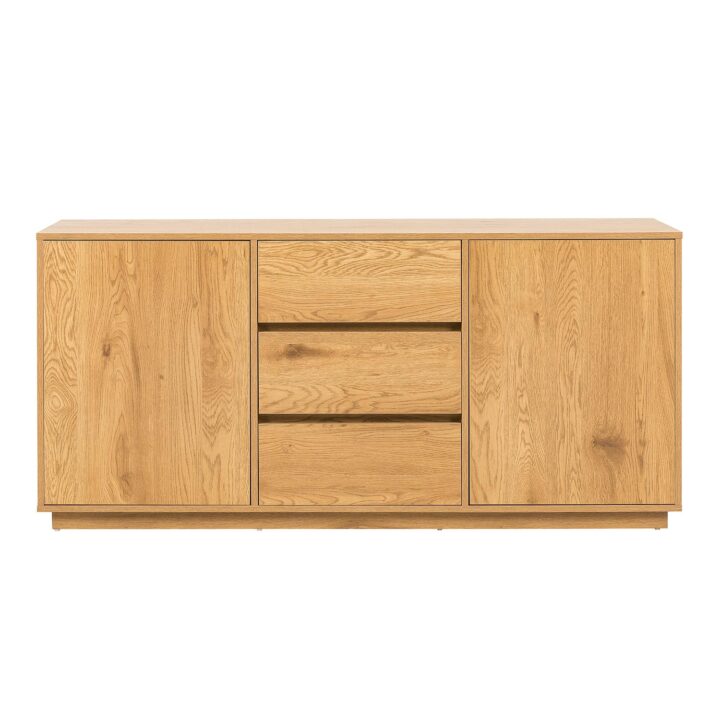 Kummut SACHA 160x40xH74cm, tammedekooriga melamiin Elutoamööbel H01-700 Kapid