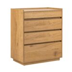 Kummut SACHA 75x40xH89cm, tammedekooriga melamiin Elutoamööbel H01-700 Kapid