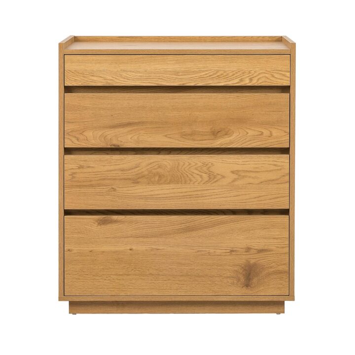 Kummut SACHA 75x40xH89cm, tammedekooriga melamiin Elutoamööbel H01-700 Kapid