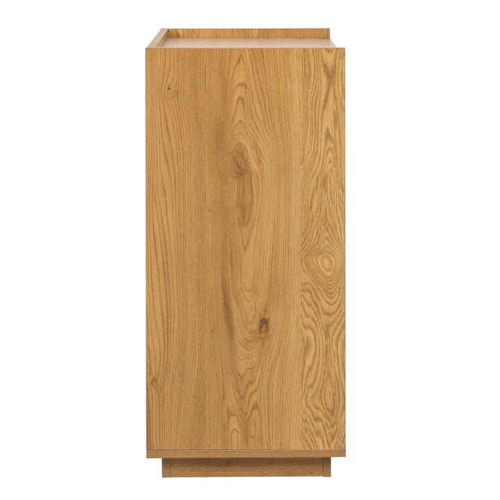 Kummut SACHA 75x40xH89cm, tammedekooriga melamiin Elutoamööbel H01-700 Kapid