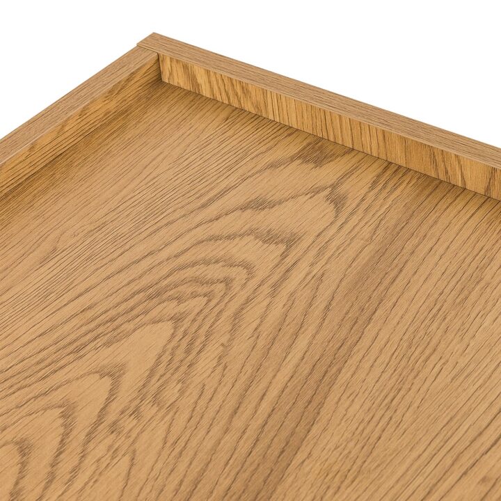 Kummut SACHA 75x40xH89cm, tammedekooriga melamiin Elutoamööbel H01-700 Kapid