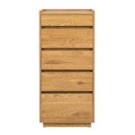 Kummut SACHA 50x40xH109cm, tammedekooriga melamiin Elutoamööbel H01-700 Kapid