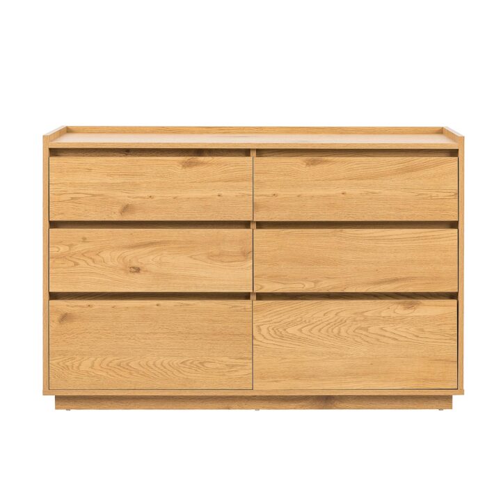 Kummut SACHA 120x40xH80cm, tammedekooriga melamiin Elutoamööbel H01-700 Kapid
