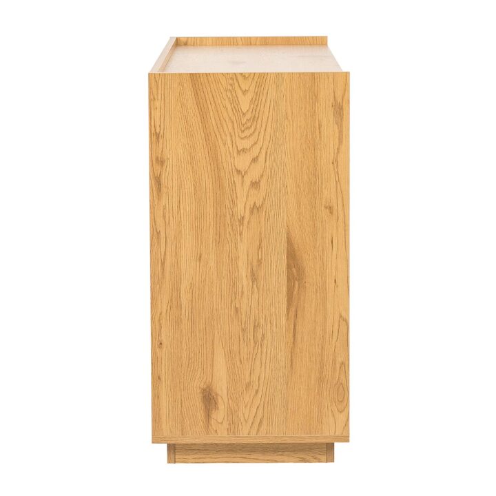 Kummut SACHA 120x40xH80cm, tammedekooriga melamiin Elutoamööbel H01-700 Kapid