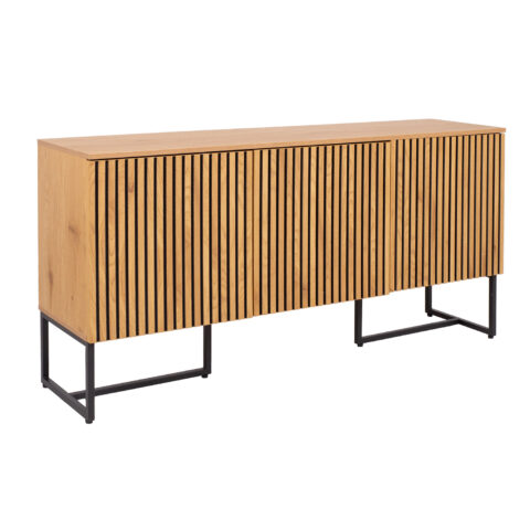 Kummut HAMPTON 160x40xH80cm, tammedekooriga melamiin Elutoamööbel H01-700 Kapid, kummutid ja riiulid