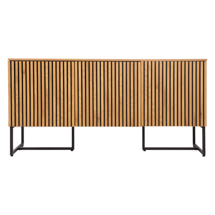 Kummut HAMPTON 160x40xH80cm, tammedekooriga melamiin Elutoamööbel H01-700 Kapid, kummutid ja riiulid