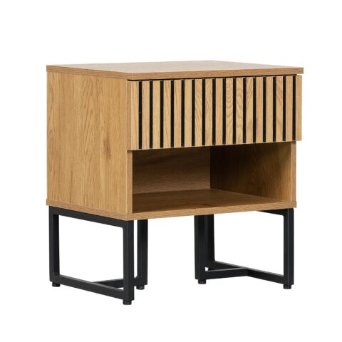 Öökapp HAMPTON 50x40xH55cm, tammedekooriga melamiin Magamistuba H03-700 Öökapid