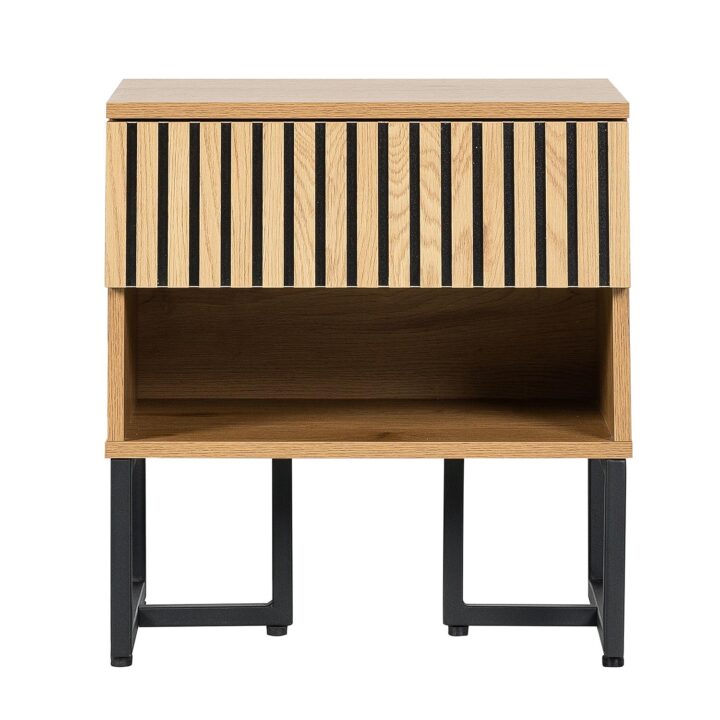 Öökapp HAMPTON 50x40xH55cm, tammedekooriga melamiin Magamistuba H03-700 Öökapid