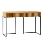 Kirjutuslaud HAMPTON 120x50xH79cm, tammedekooriga melamiin Kontorimööbel