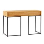 Kirjutuslaud HAMPTON 120x50xH79cm, tammedekooriga melamiin Kontorimööbel