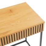 Kirjutuslaud HAMPTON 120x50xH79cm, tammedekooriga melamiin Kontorimööbel