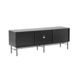 TV-laud SEQUENCE 150x40xH55cm, must Elutoamööbel H01-800 TV-alused