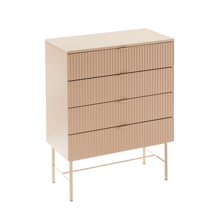 Kummut SEQUENCE 79x40xH100cm, cappuccino Elutoamööbel H01-700 Kapid