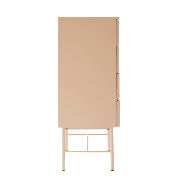 Kummut SEQUENCE 79x40xH100cm, cappuccino Elutoamööbel H01-700 Kapid
