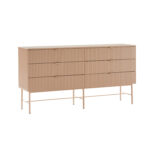 Kummut SEQUENCE 158x40xH83cm, cappuccino Elutoamööbel H01-700 Kapid