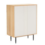 Kummut NATE 75x40xH102cm, tamm Elutoamööbel