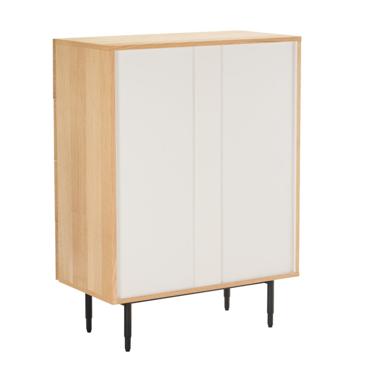 Kummut NATE 75x40xH102cm, tamm Elutoamööbel