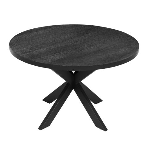Söögilaud VANCOUVER D120xH75cm, must suitsutamm Söögituba