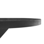 Söögilaud VANCOUVER D120xH75cm, must suitsutamm Söögituba