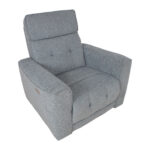 Tugitool BOSCO elektriline recliner 99x94xH102cm, sinakashall Elutoamööbel