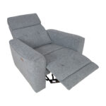 Tugitool BOSCO elektriline recliner 99x94xH102cm, sinakashall Elutoamööbel