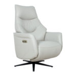 Tugitool DAYANA elektriline recliner 74x84xH115cm, beež nahk Elutoamööbel