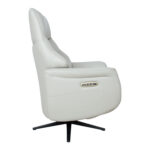 Tugitool DAYANA elektriline recliner 74x84xH115cm, beež nahk Elutoamööbel