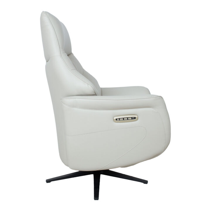 Tugitool DAYANA elektriline recliner 74x84xH115cm, beež nahk Elutoamööbel