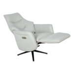 Tugitool DAYANA elektriline recliner 74x84xH115cm, beež nahk Elutoamööbel
