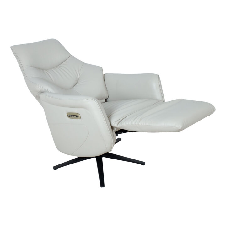 Tugitool DAYANA elektriline recliner 74x84xH115cm, beež nahk Elutoamööbel