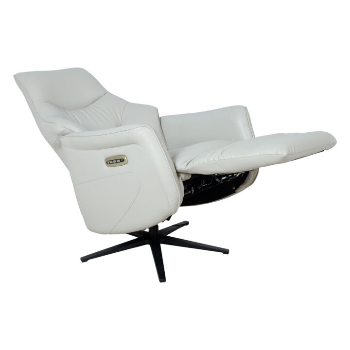 Tugitool DAYANA elektriline recliner 74x84xH115cm, beež nahk Elutoamööbel