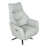 Tugitool DAYANA elektriline recliner 74x84xH115cm, beež nahk Elutoamööbel