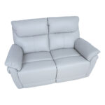Diivan BOWEN 2-kohaline elektriline recliner 150x86xH102cm, hallikasbeež naturaalne nahk Diivanid