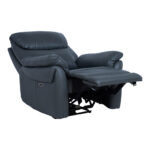 Tugitool BOWEN elektriline recliner 95x86xH102cm, tumehall naturaalne nahk Elutoamööbel