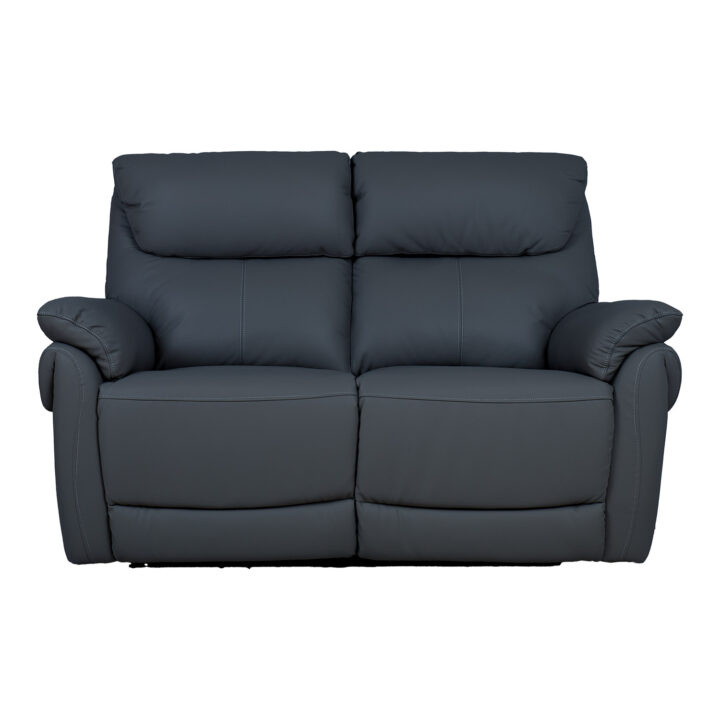 Diivan BOWEN 2-kohaline elektriline recliner 150x86xH102cm, tumehall naturaalne nahk Diivanid