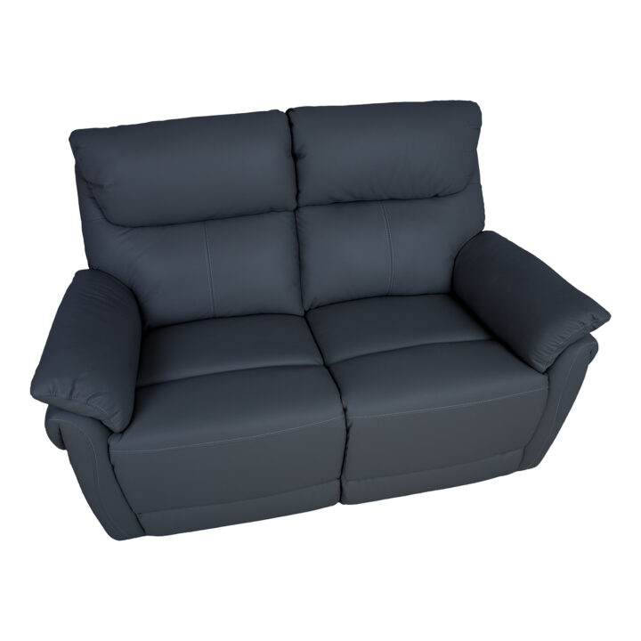 Diivan BOWEN 2-kohaline elektriline recliner 150x86xH102cm, tumehall naturaalne nahk Diivanid