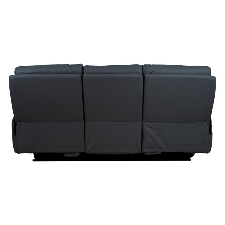 Diivan BOWEN 3-kohaline elektriline recliner 206x86xH102cm, tumehall naturaalne nahk Diivanid