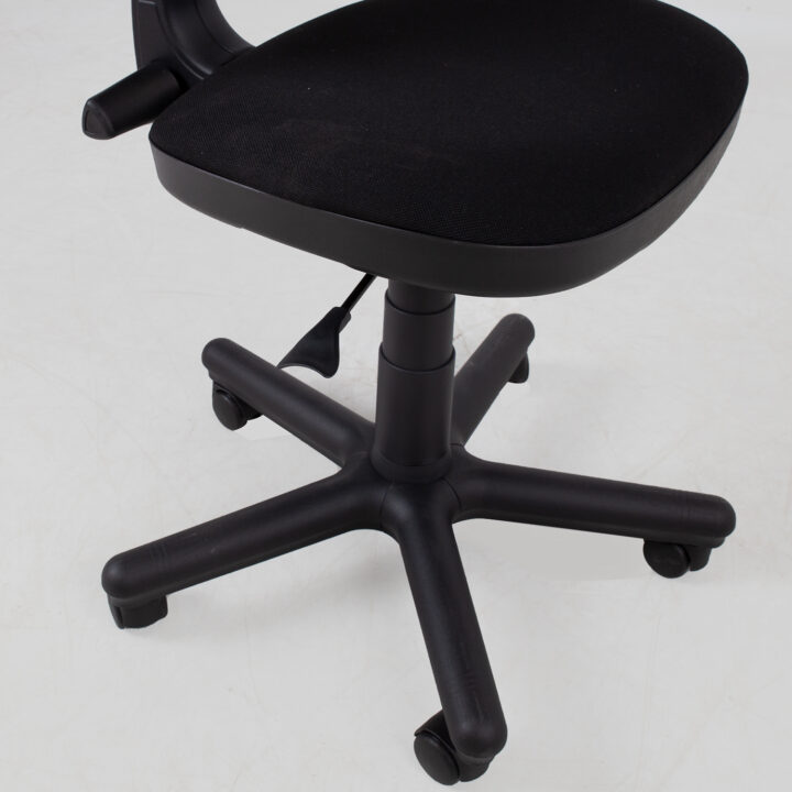 Töötool PRESTIGE, 46×44,5xH95,5-113,5cm, must, polüesterkangas, plastik Arvutitoolid ja töötoolid Arvutitoolid ja töötoolid