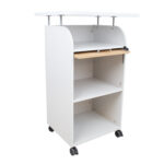 Mobiilne kapp ERGO 70x63xH113,5cm, hallikasvalge, mööbliplaat Kirjutuslauad ERGO