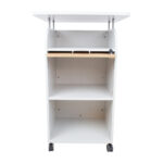 Mobiilne kapp ERGO 70x63xH113,5cm, hallikasvalge, mööbliplaat Kirjutuslauad ERGO