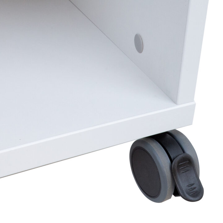 Mobiilne kapp ERGO 70x63xH113,5cm, hallikasvalge, mööbliplaat Kirjutuslauad ERGO