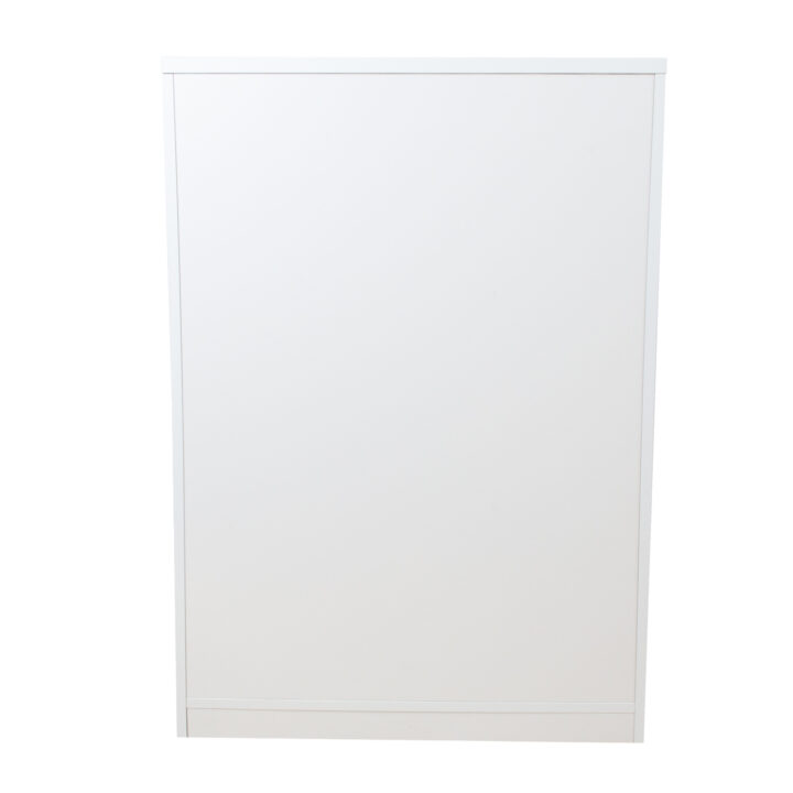 Kapp ERGO 80×44,5xH115,5cm, hallikasvalge, mööbliplaat, klaas Kodukontor ERGO