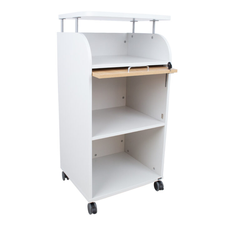 Mobiilne kapp ERGO 56x47xH113,5cm, hallikasvalge, mööbliplaat Kirjutuslauad ERGO
