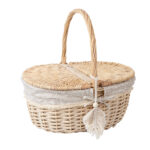 Piknikukorv WILLI TASSEL 40x32xH17/40cm Korvid ja korvriiulid Korvid ja korvriiulid
