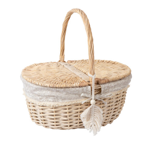 Piknikukorv WILLI TASSEL 40x32xH17/40cm Korvid ja korvriiulid Korvid ja korvriiulid