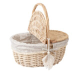 Piknikukorv WILLI TASSEL 40x32xH17/40cm Korvid ja korvriiulid Korvid ja korvriiulid
