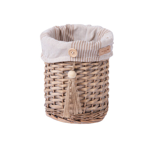 Korv WILLI STRIPE D15xH18cm Korvid ja korvriiulid Korvid ja korvriiulid