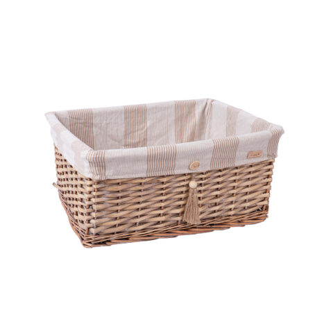 Korv WILLI STRIPE 48x38xH22cm Korvid ja korvriiulid Korvid ja korvriiulid