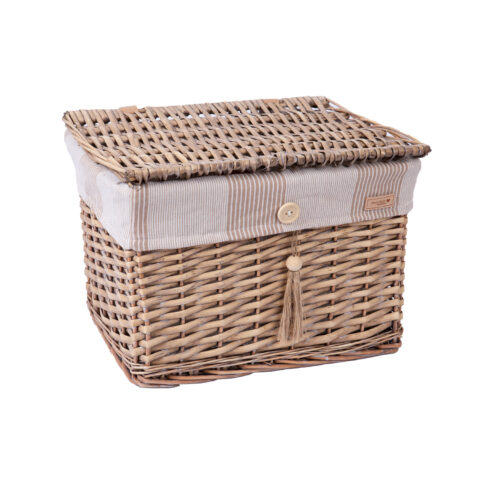 Korv WILLI STRIPE kaanega 36x26xH25cm Korvid ja korvriiulid Korvid ja korvriiulid