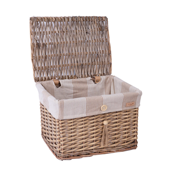 Korv WILLI STRIPE kaanega 36x26xH25cm Korvid ja korvriiulid Korvid ja korvriiulid